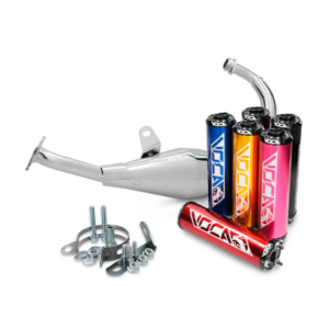 Voca Chromed 50/70cc tehopakoputki + äänenvaimennin, Derbi Senda