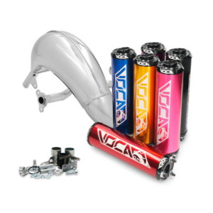 Voca Cross Rookie Chromed 50/70cc tehopakoputki + äänenvaimennin, Beta RR 12-20