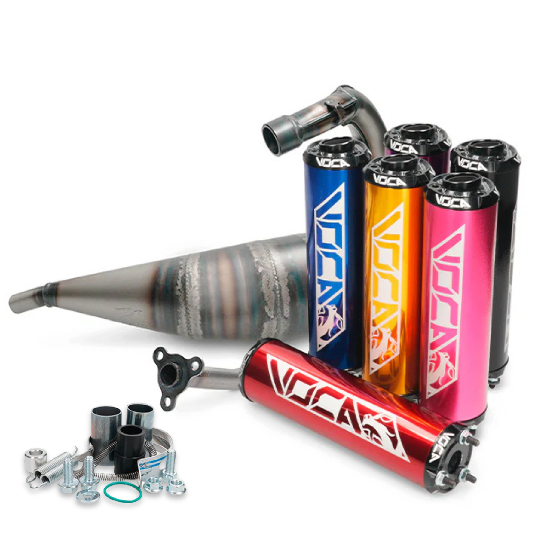 Voca Cross Rookie pakoputki + äänenvaimennin, Fantic XE/XM50 21-> - Kuva 1