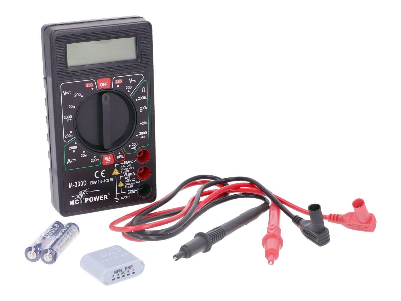 Digitaalinen yleismittari MC Power-330D - Kuva 1