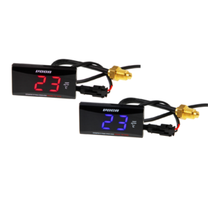 Voca Racing Super Slim LED lämpömittari 0-120°C (useita eri värejä)