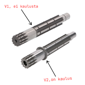 Vaihteiston lukkorengas+prikkasarja V2, Minarelli AM6 12-> - Kuva 3