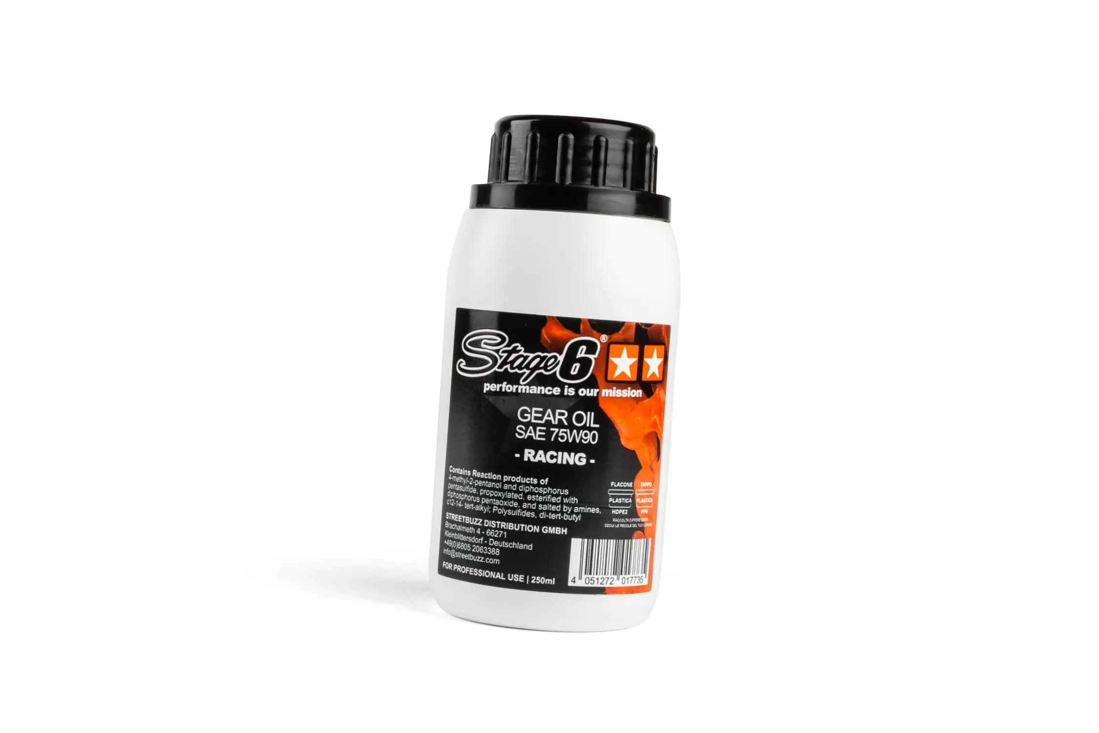 Stage6 peräöljy SAE 75W-90 250ml - Kuva 1