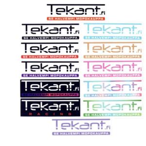 Tekant.fi 1.0 2022 tarrasarja, 24 tarraa, 10cm x 3cm