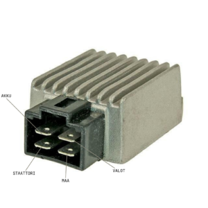 Jännitteensäädin 12V DC, yleismalli