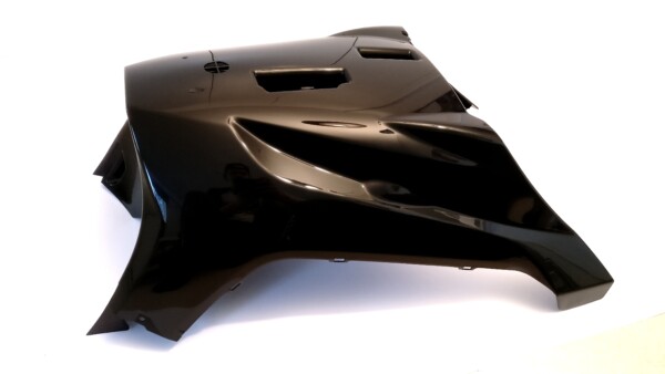 Alakate (alkuperäinen), musta, Yamaha Aerox 13-＞