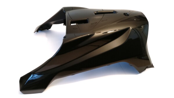 Alakate (alkuperäinen), musta, Yamaha Aerox 13-＞