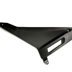 Pieni takasivukate (musta, vasen), Aprilia RX/SX, Derbi Senda X-Treme/Gilera RCR/SMT 18-＞