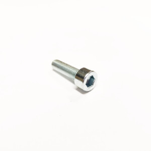 Kuusiokolopultti M7 x 25mm, hopea