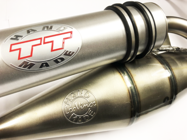 Leovince Handmade TT pakoputki, Peugeot skootterit (pysty) 2T