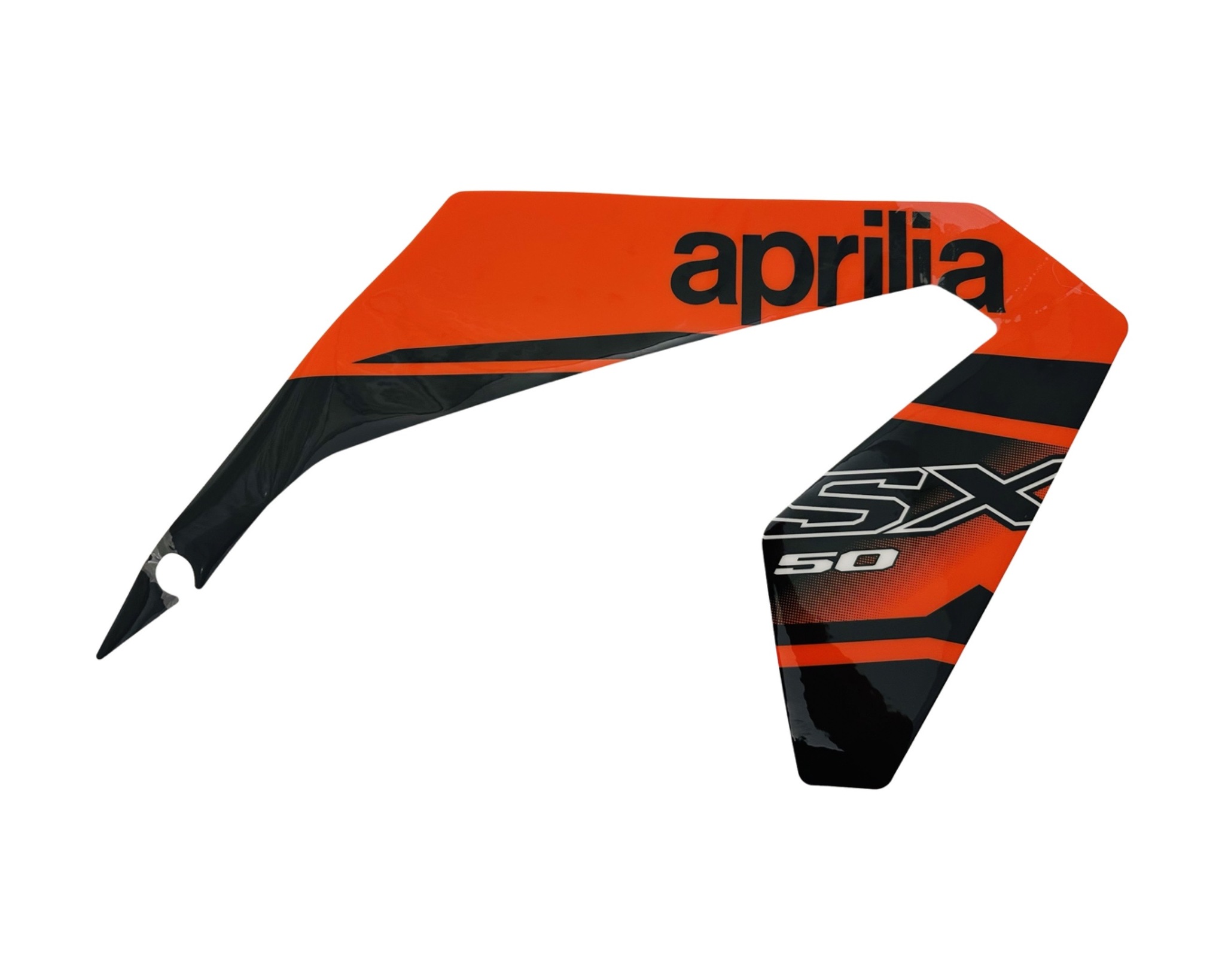 Etukatteen tarra (oikea, puna/musta), Aprilia RX/SX 18-> - Kuva 1