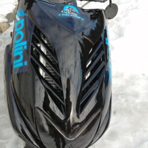Tun'r etukate, musta, Yamaha Aerox <-12 - Kuva 3