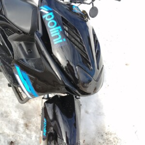 Tun'r etukate, musta, Yamaha Aerox <-12 - Kuva 2
