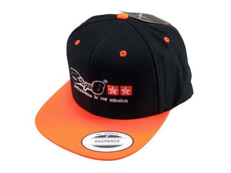 Stage6 Snapback lippalakki, musta/oranssi - Kuva 1