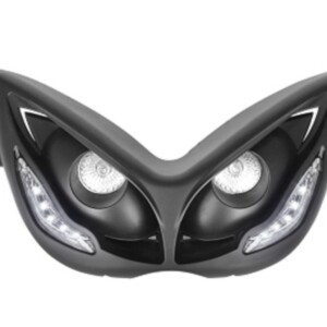 Halogen etuvalo+parkkivalot musta, Yamaha Aerox ๏ผ-12