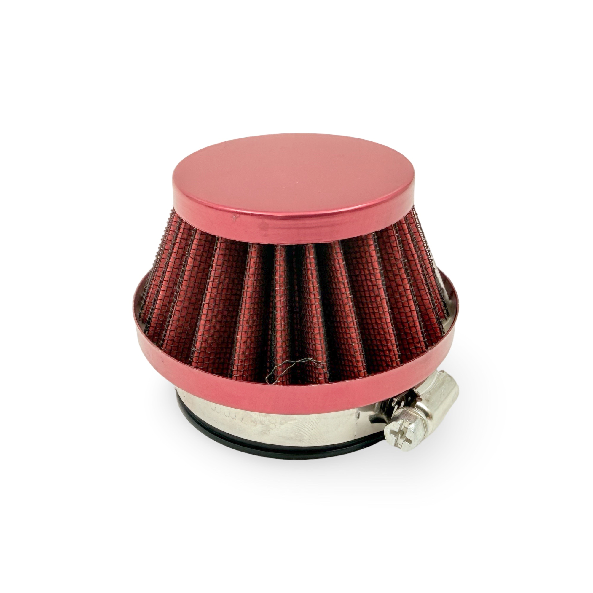 Mini vapaavirtaus ilmansuodatin 42-54mm, punainen - Kuva 1