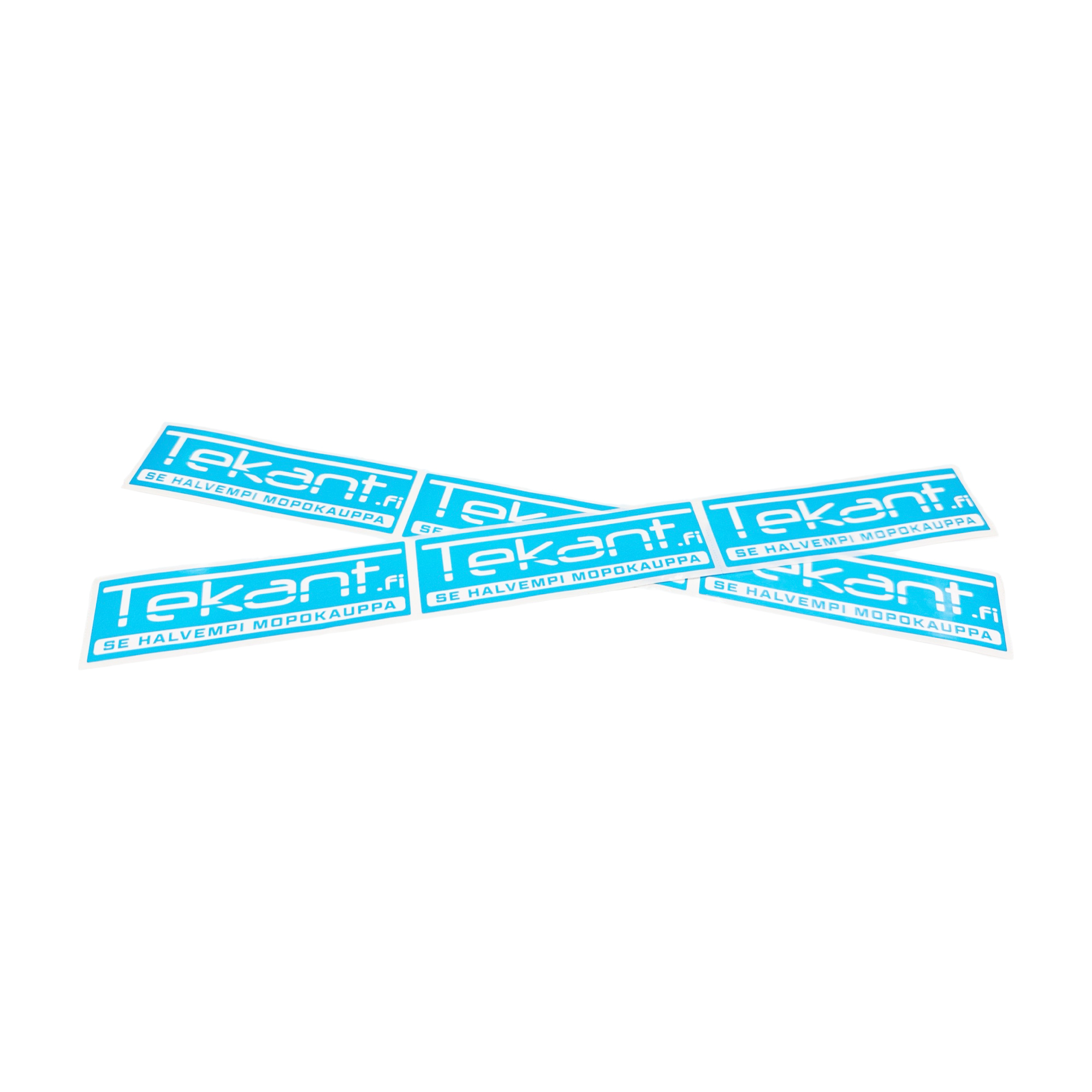 Tekant.fi 1.0 tarra, turkoosi/valko 10cm x 3cm 2024 - Kuva 1