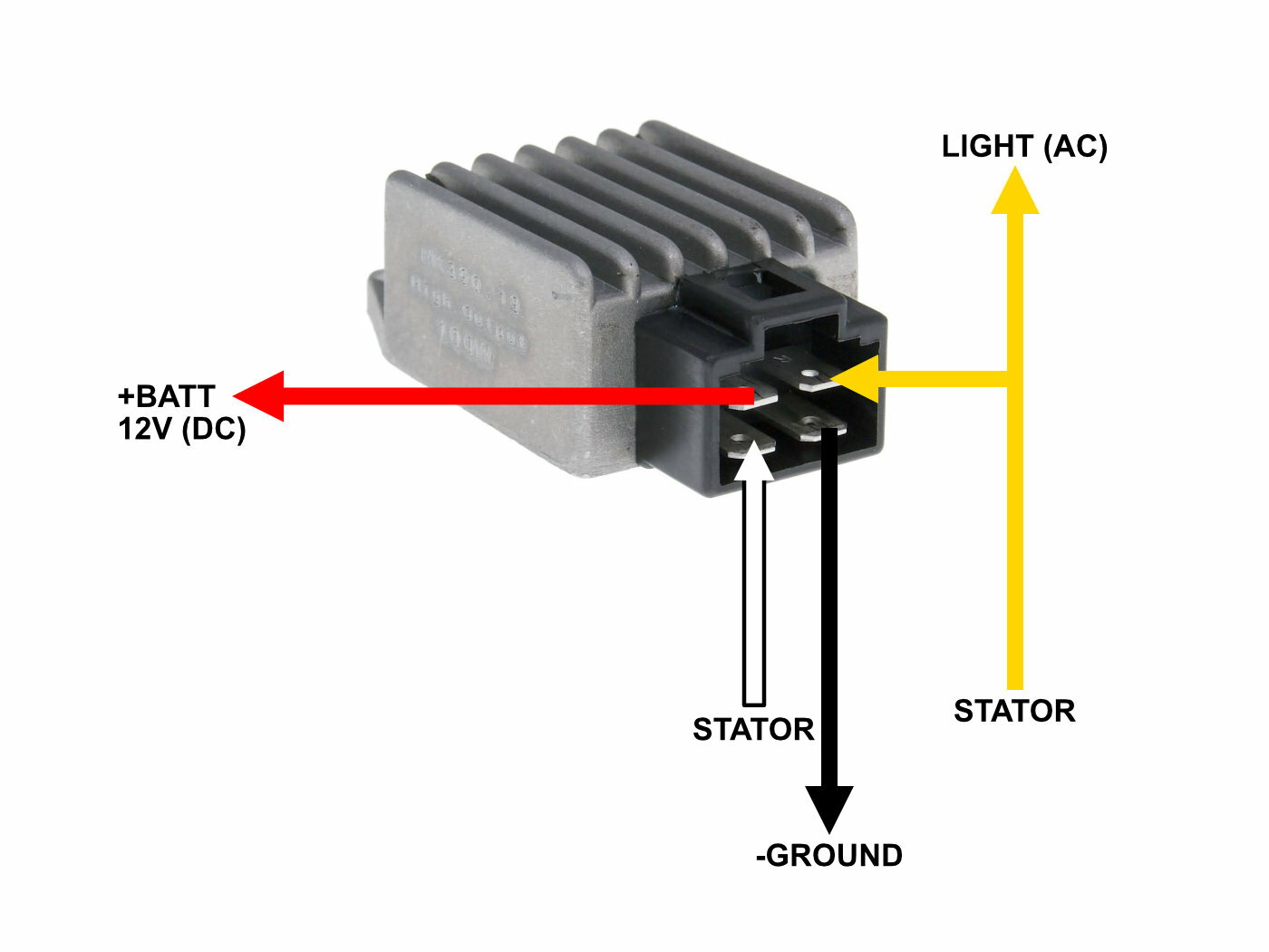 Naraku tehojännitteensäädin 100W 12V DC, yleismalli - Kuva 2