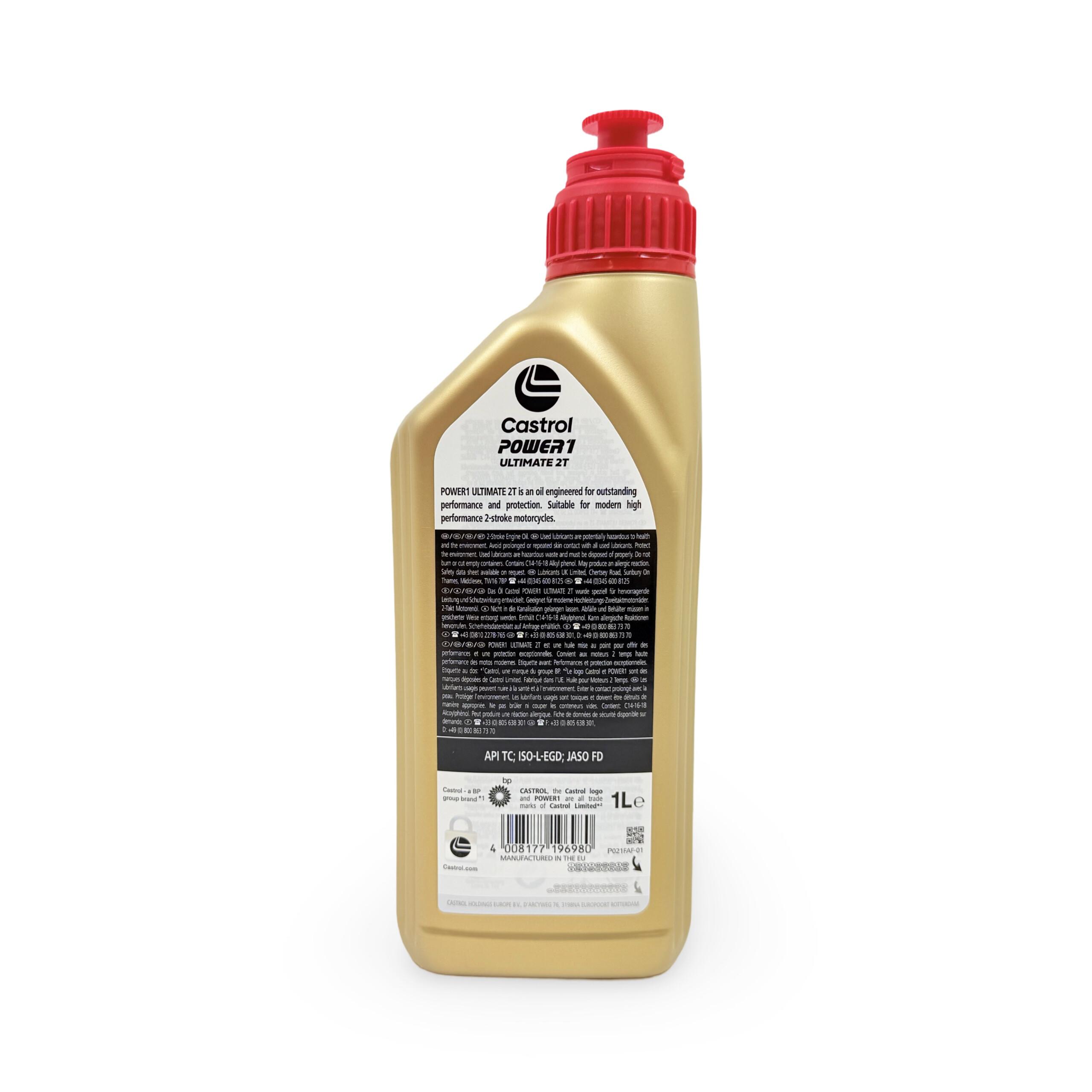 Castrol Power 1 Ultimate 2T-öljy 1L 12kpl säästöpakkaus - Kuva 2