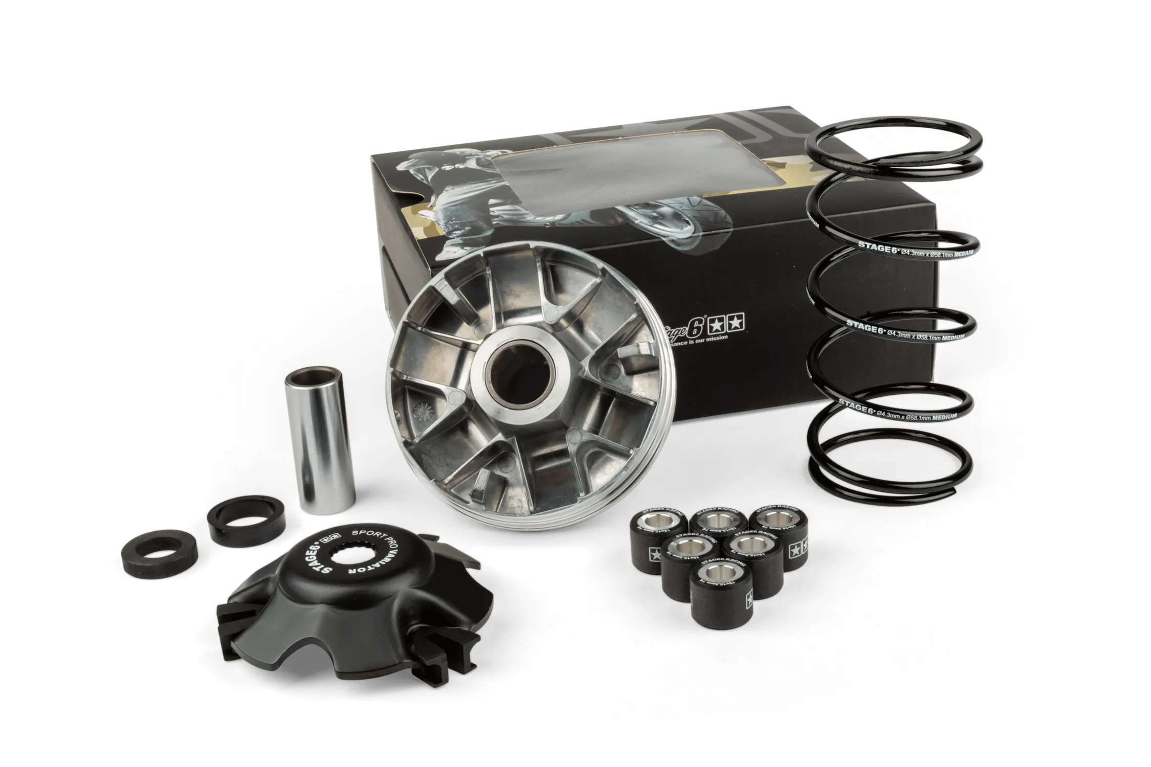Stage6 Sport Pro variaattori MK2 19x15.5mm, Aprilia/Piaggio/Gilera skootterit - Kuva 1