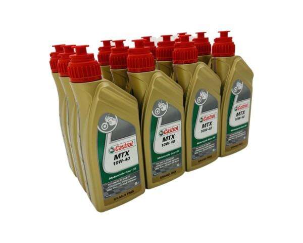 Castrol MTX vaihteistoöljy 10W-40, 1L 12kpl säästöpakkaus