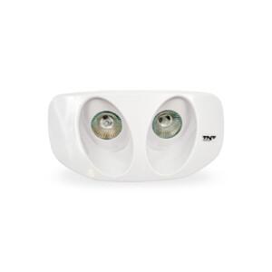 Halogen etuvalo, valkoinen, Piaggio Typhoon 93-05