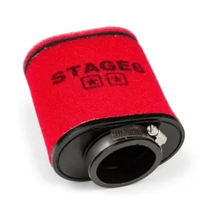 Stage6 Racing Oval vaahtomuovi ilmanputsari 70mm, punainen