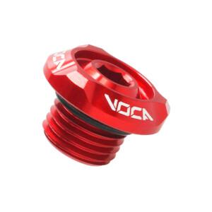 Voca Racing V2 öljyntäyttökorkki M16x1.5mm, Derbi Senda 06-＞ (useita eri värejä) - Punainen
