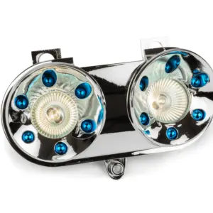 TNT halogen etuvalo, chrome, Yamaha BW's ＜-03
