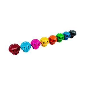 KRM öljyntäyttökorkki M16x2.0mm Minarelli AM6 (useita eri värejä)