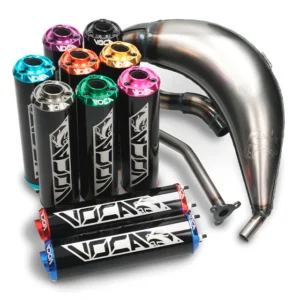 Voca Cross 50/70cc tehopakoputki + äänenvaimennin, Derbi Senda DRD, Aprilia RX/SX 06->, Gilera SMT/RCR