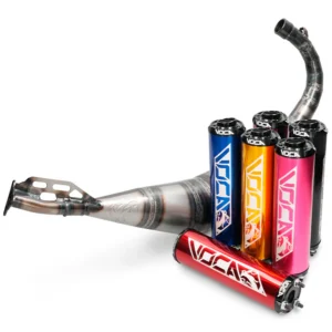 Voca Rookie 50/70cc tehopakoputki + äänenvaimennin, Derbi Senda