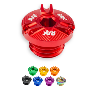 STR8 öljyntäyttökorkki M16x1.5mm, Derbi Senda 06-> (useita eri värejä)