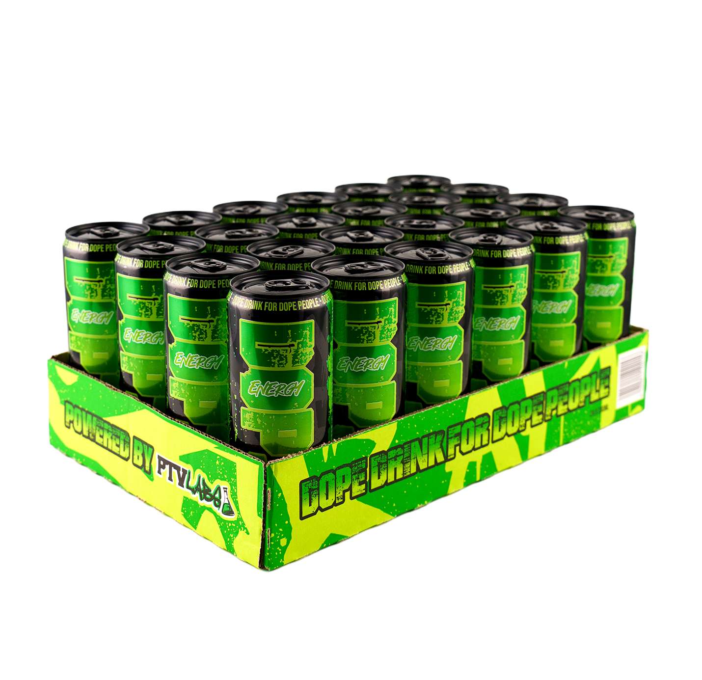 24x DOP3 Energy Drink Sour Apple 330ml - Kuva 4