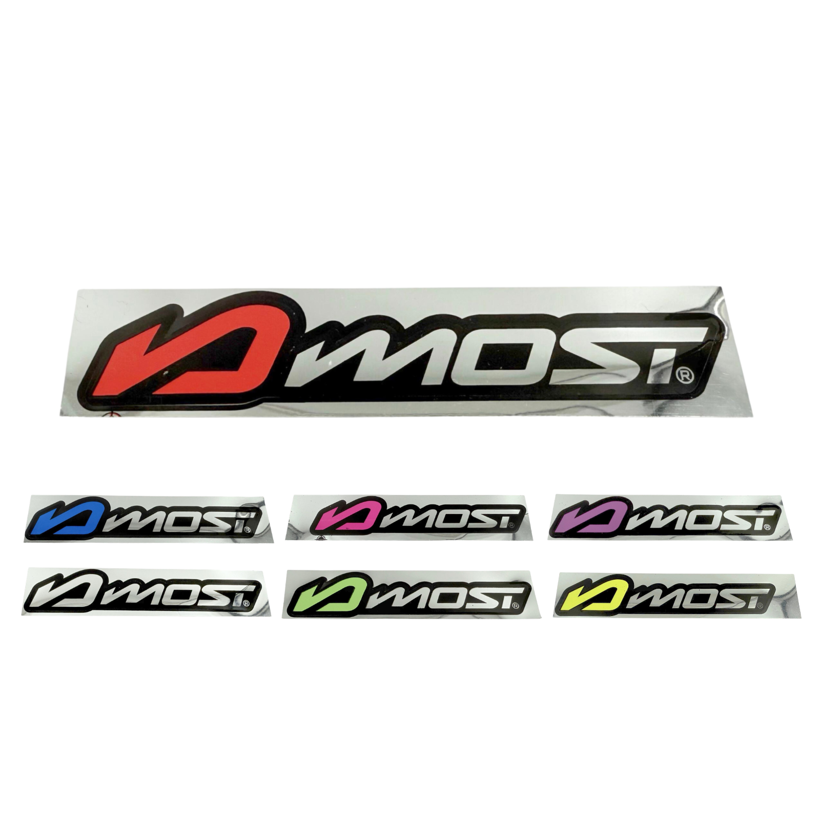 Most Racing äänenvaimentimen tarra 16x3cm (useita eri värejä) - Kuva 1