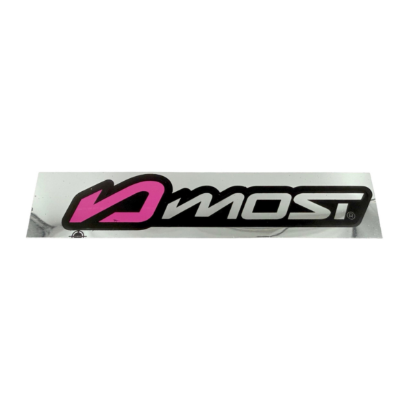 Most Racing äänenvaimentimen tarra 16x3cm (useita eri värejä)