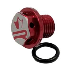 KRM perävälitysten korkki M14x1.50mm, punainen, Yamaha skootterit, OUTLET