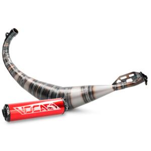 Voca Rookie 50/70cc tehopakoputki + Punainen äänenvaimennin, Minarelli AM6,