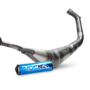 Voca Warrior 50/70cc tehopakoputki, sininen, Derbi Senda