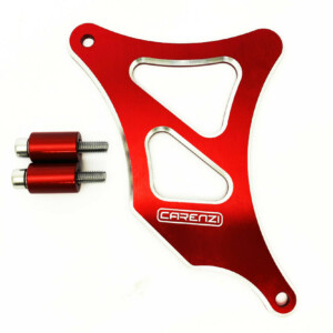 Eturattaan alumiininen suoja, punainen, Minarelli AM6