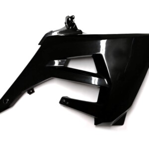 Etukate, musta (oikea, alkuperäinen), Derbi Senda X-Treme/Gilera RCR/SMT 18->