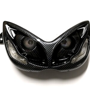 Halogen etuvalo+parkkivalot carbon, Yamaha Aerox <-12