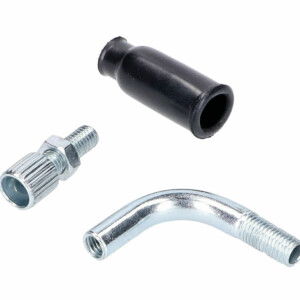 Kaasuttimen vaijerin säätöruuvi 90° Dellorto