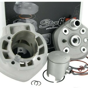 Stage6 MK2 Racing alumiini sylinterisarja 70cc, Aprilia/Piaggio/Gilera skootterit (vesi)