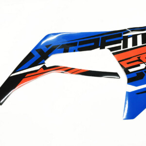 Etukatteen tarra (sininen, oikea), Derbi Senda X-Treme 18->