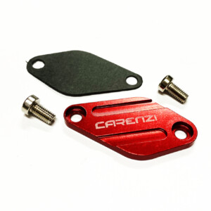 Carenzi Öljypumpun peitelevy Derbi/AM6, punainen