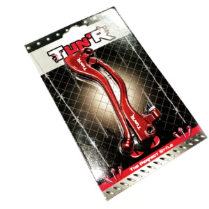 Jarru- ja kytkinkahvasarja J. Juan, punainen,  Derbi DRD/Aprilia/Rieju MRT 11-17