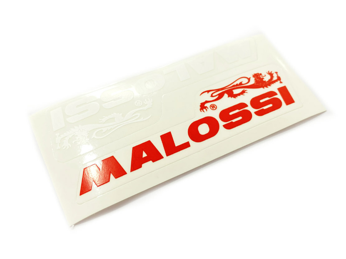 Malossi tarrat punainen ja valkoinen, 22x5cm
