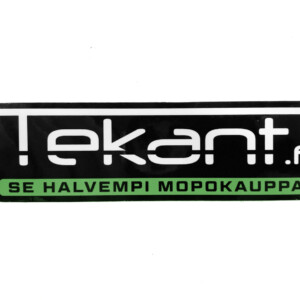 Tekant.fi 1.0 tarra, musta/valko/vihreä 10cm x 3cm