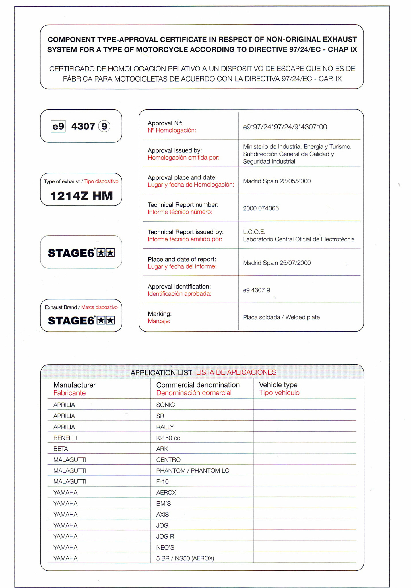 Stage6 Pro Replica MK2 tehopakoputki, Yamaha Aerox/Jog/Neo´s 2T - Kuva 2